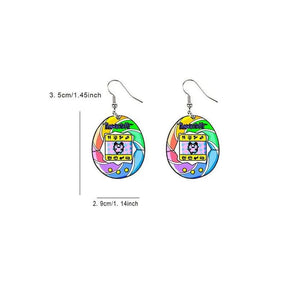 Cartoon Acrylic Drop Earrings- Buy 3 Get 3 Free - zuzumia