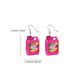 Cartoon Acrylic Drop Earrings- Buy 3 Get 3 Free - zuzumia