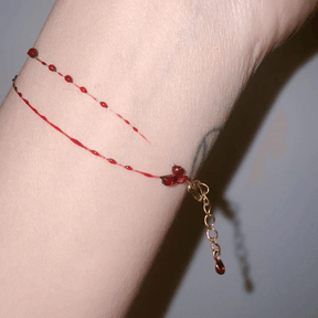 Handmade Blood Drop Bracelet Necklace - zuzumia