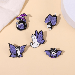 Black White Cat Brooch - Buy 3 Get 3 Free - zuzumia