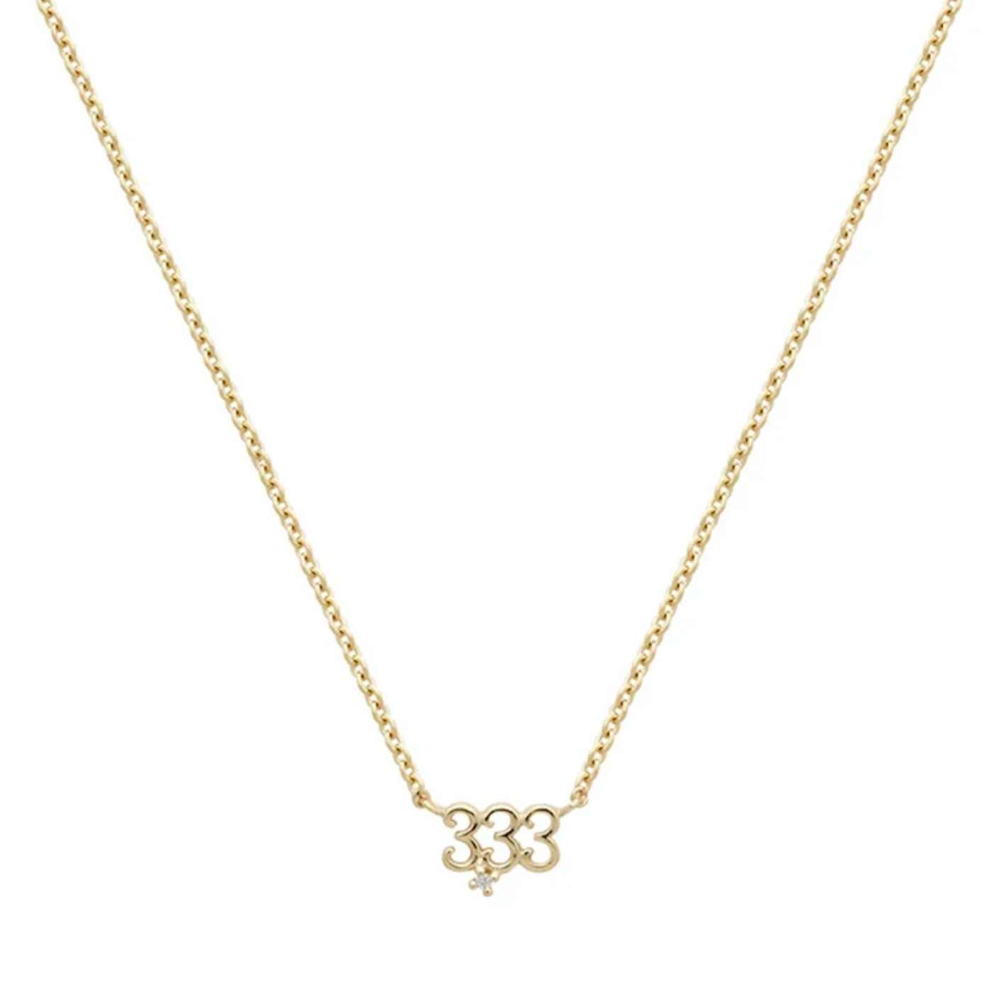 Dainty Angel Number Necklace