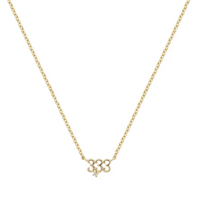 Dainty Angel Number Necklace