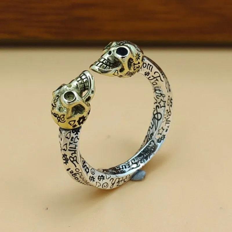 Hip Hop Skull Graffiti Ring - zuzumia