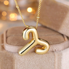 3D Balloon Zodiac Sign Necklace