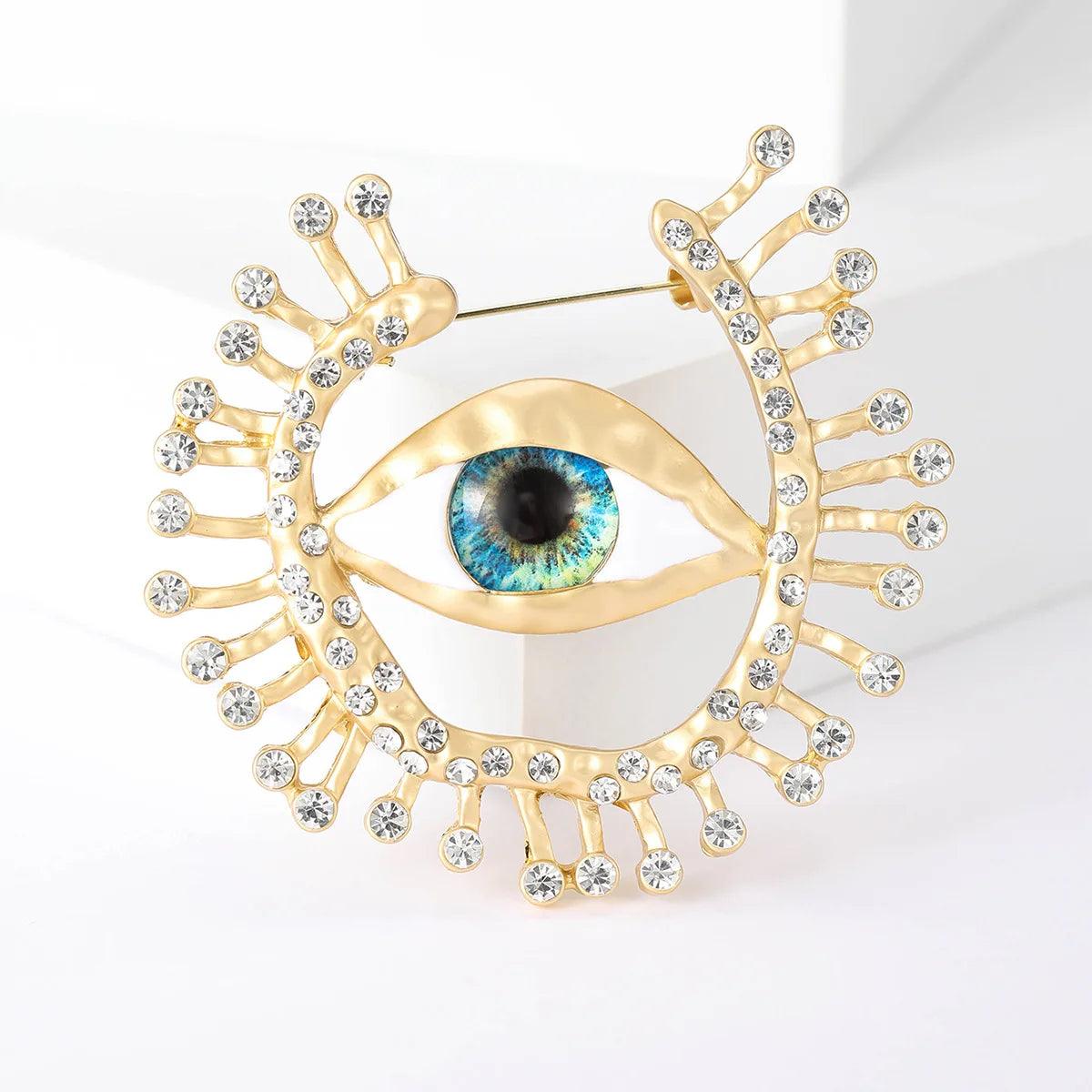 'I Am Watching You' Evil Eye Brooch - zuzumia