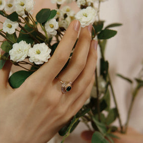 Handmade Vintage Agate Ring