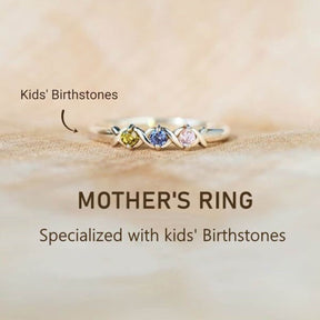 Personalized 1~6 Birthstones XOXO Ring