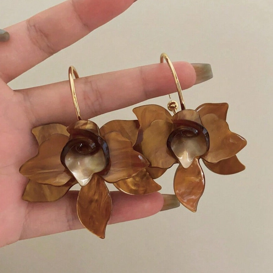 Retro Flower Earrings