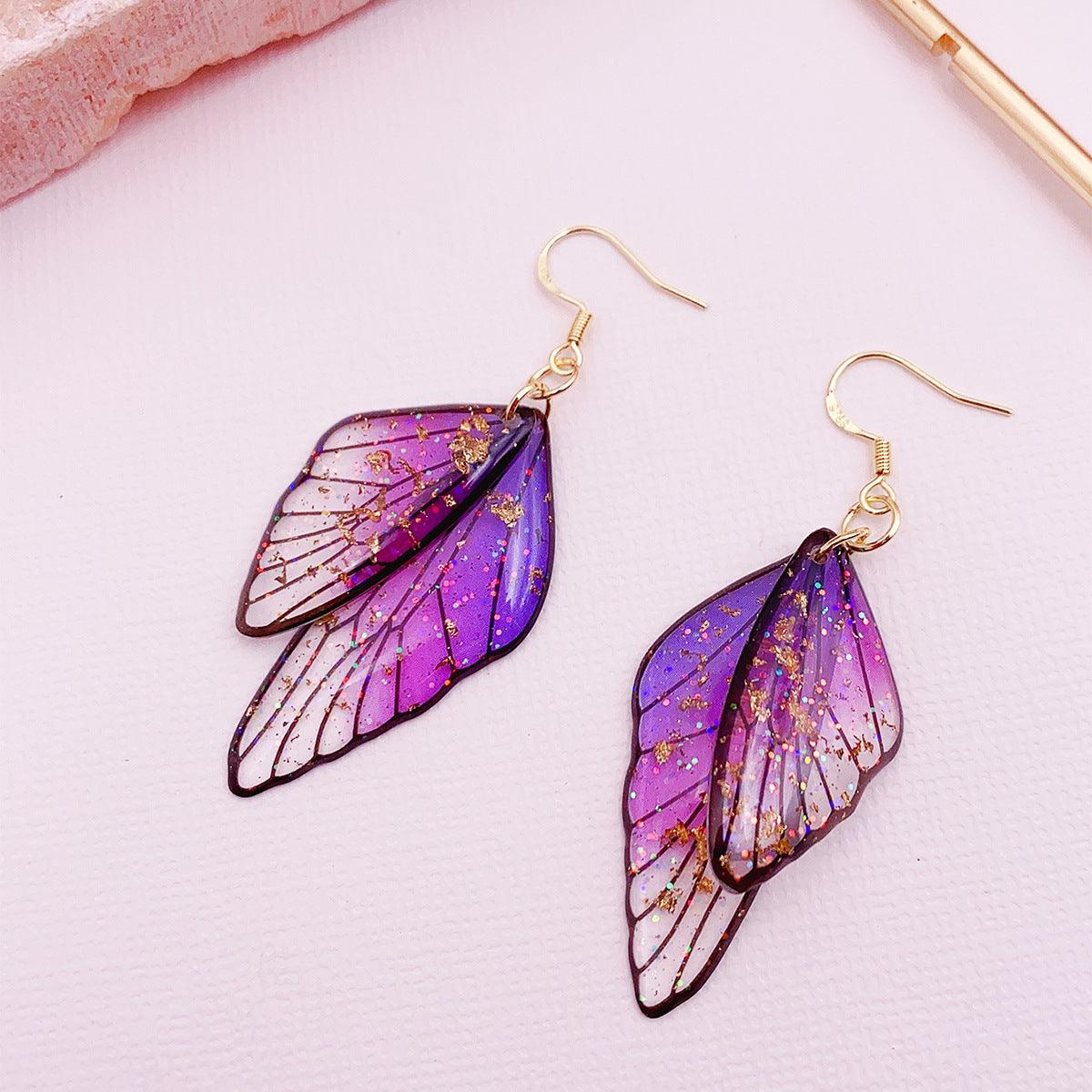 Butterfly Wing Handmade Earrings - zuzumia