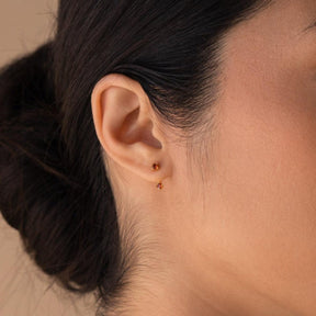 Elegant Birthstone Stud Earrings - zuzumia