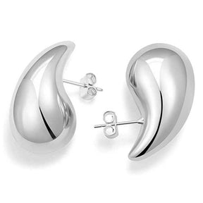 Teardrop Hoop Earrings - zuzumia