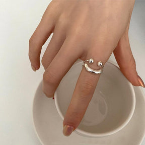 Double-layer Smiling Ring - zuzumia