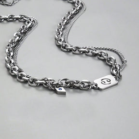 Zodiac Sign Double-layer Necklace