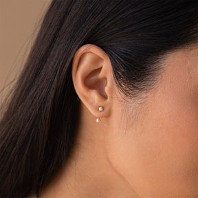 Elegant Birthstone Stud Earrings - zuzumia