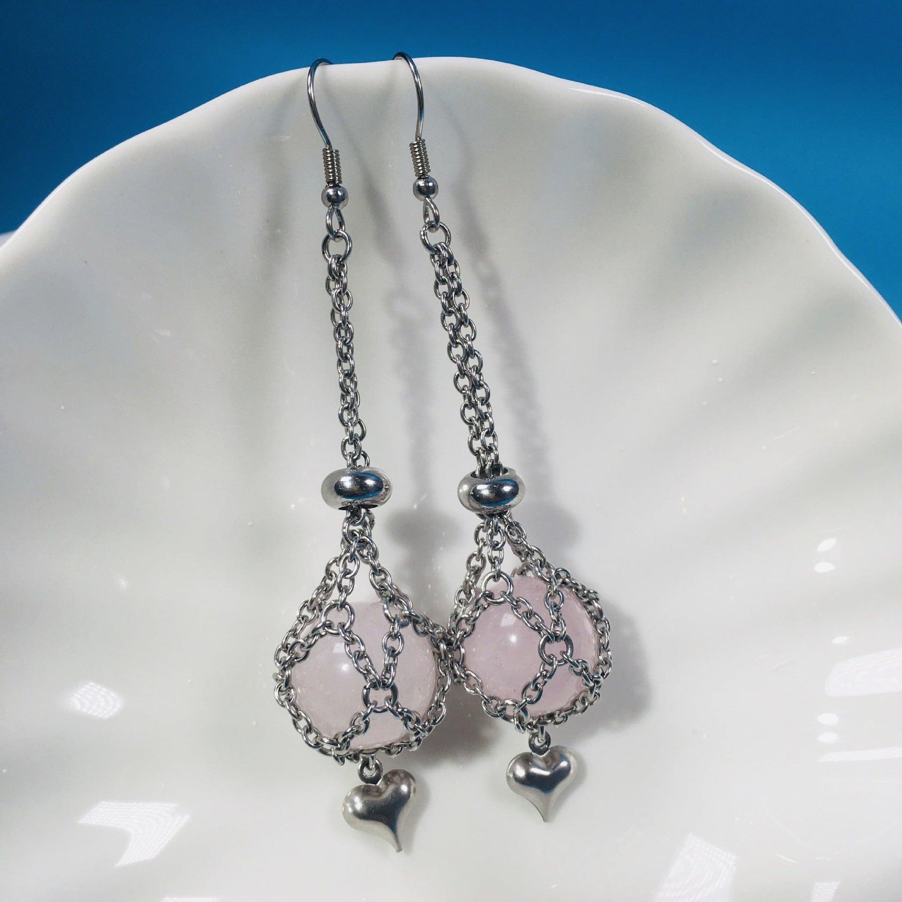 Crystal Pearl Holder Earrings - zuzumia