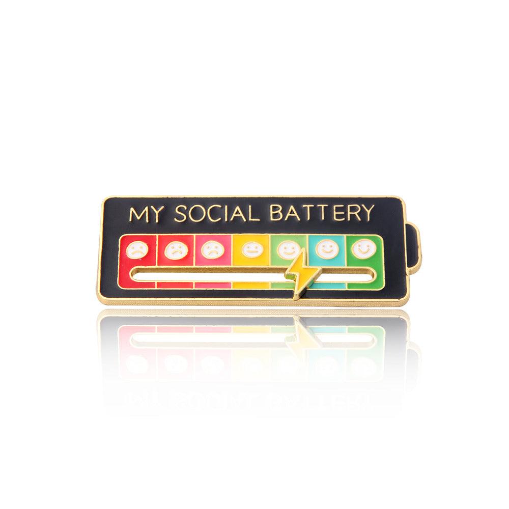 My Social Battery Pin - zuzumia