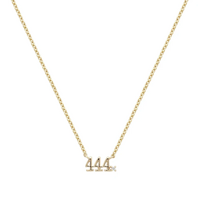 Dainty Angel Number Necklace