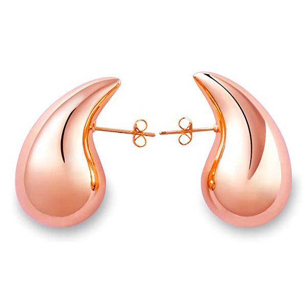 Teardrop Hoop Earrings - zuzumia