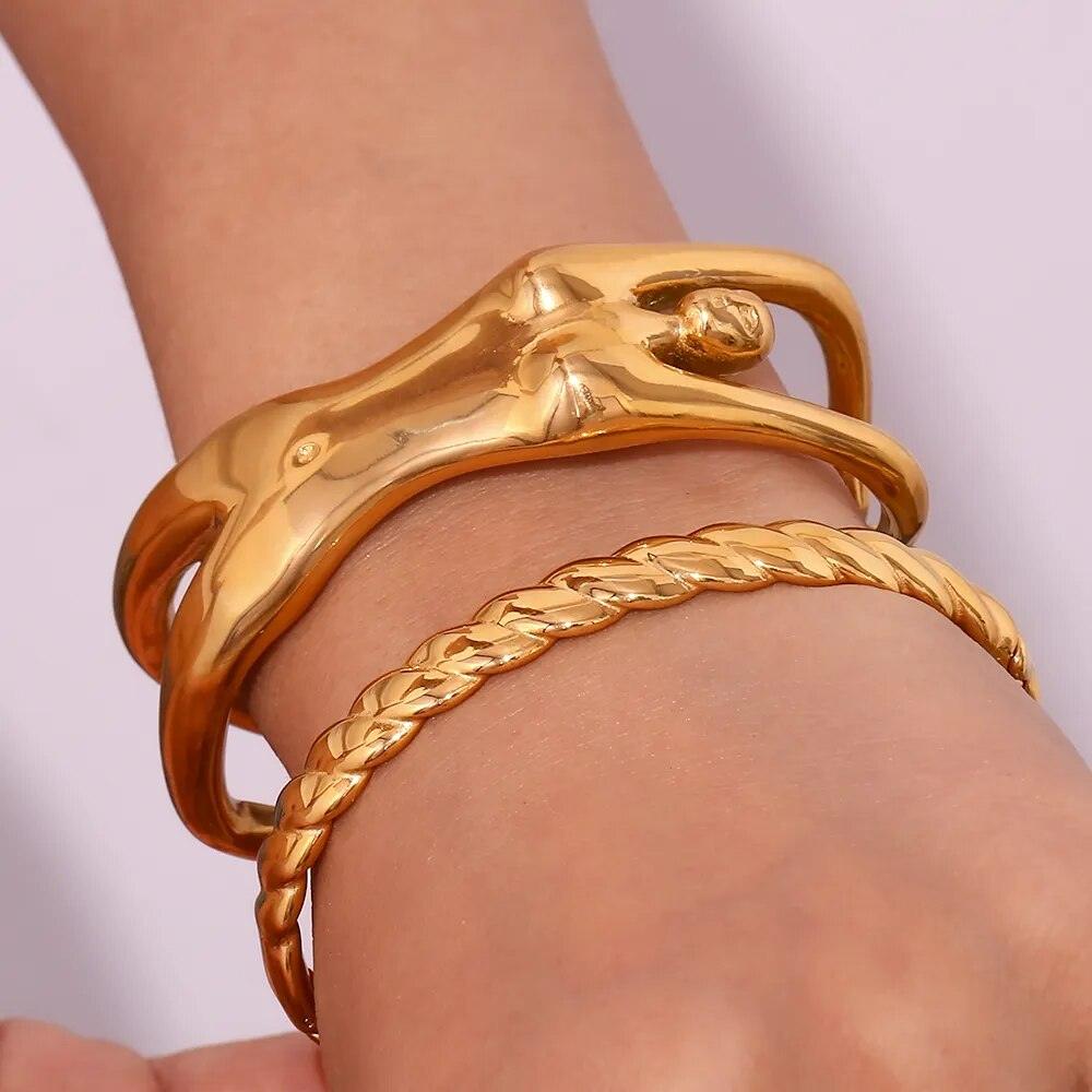 Creative Figure Body Bracelet Bangle - zuzumia