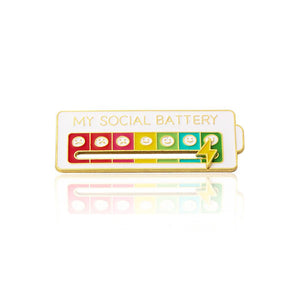 My Social Battery Pin - zuzumia