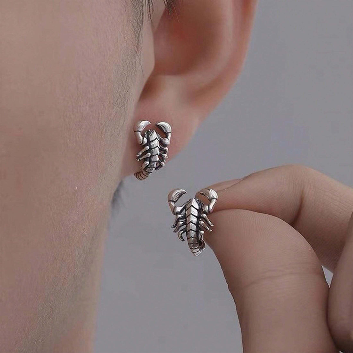 Vintage Scorpion Ear Studs