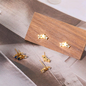 Zodiac Star Stud Earrings - zuzumia