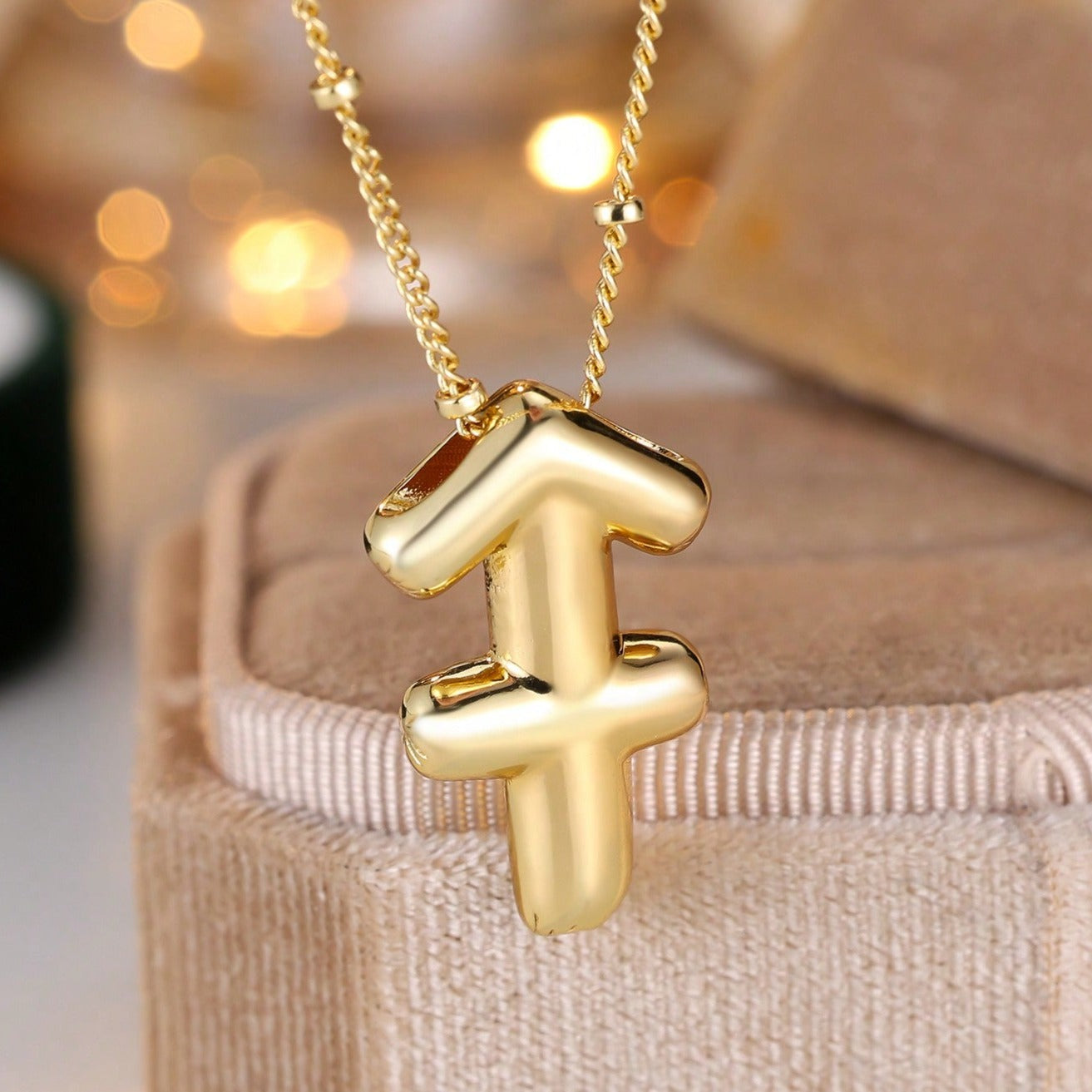 3D Balloon Zodiac Sign Necklace