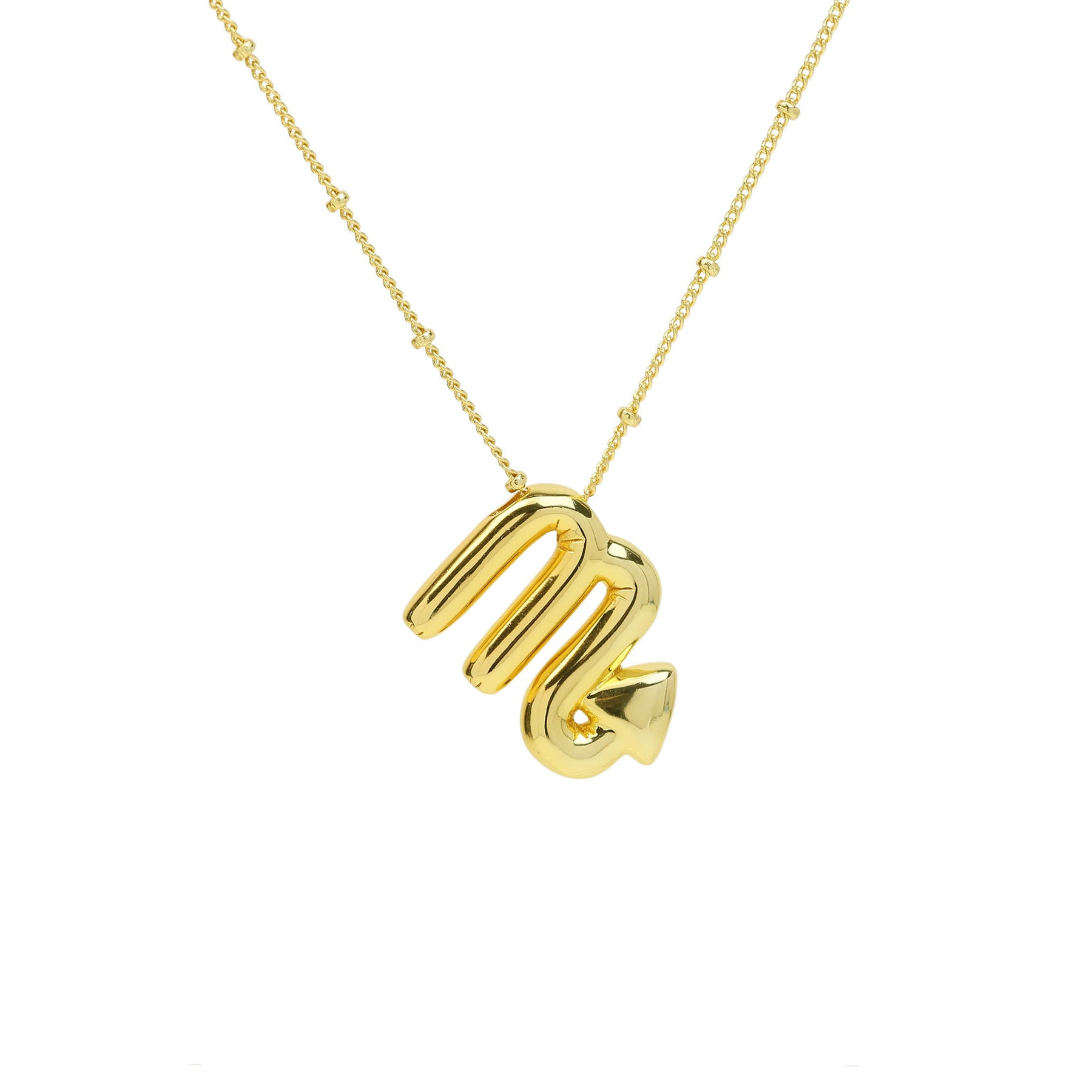 3D Balloon Zodiac Sign Necklace