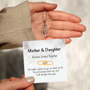 Mother & Daughter Forever Linked Together Necklace