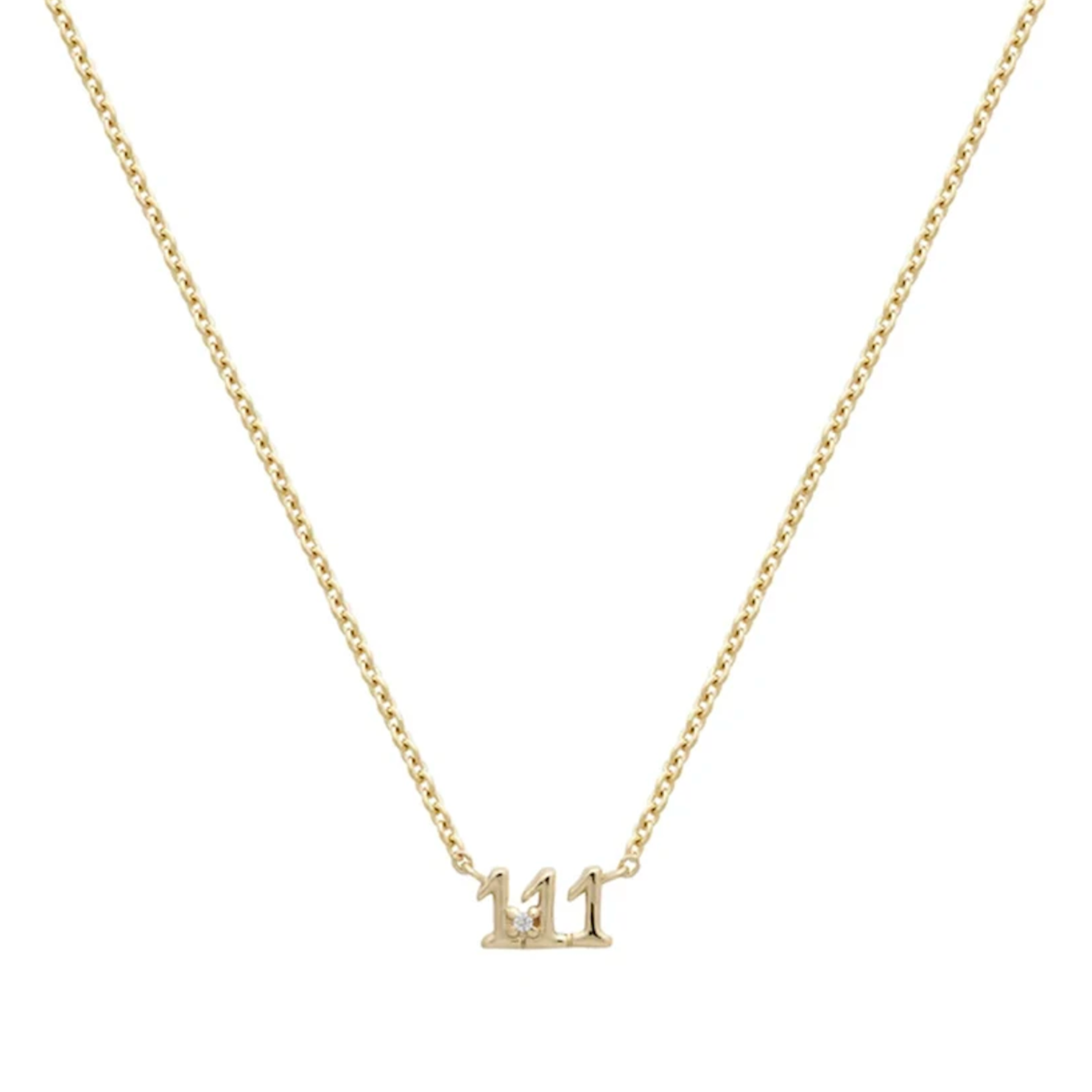 Dainty Angel Number Necklace