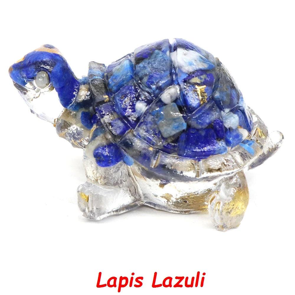 Natural Crystal Turtle Statue Decoration - zuzumia