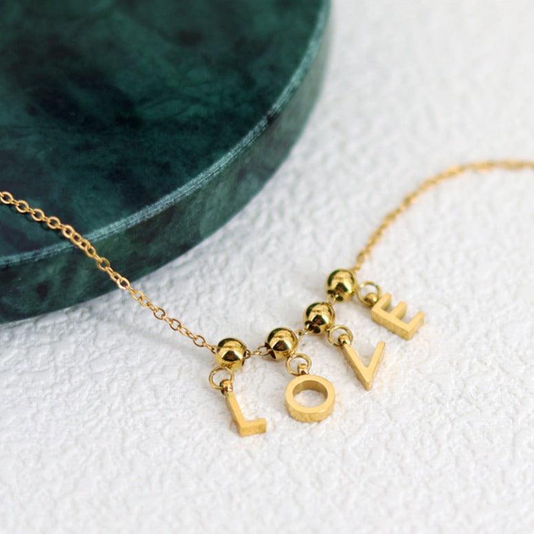 DIY Initial Letter & Number Charm Necklace - zuzumia