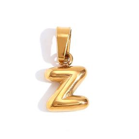 Mini 3D Bubble DIY 26 Initial Letter Charm - zuzumia