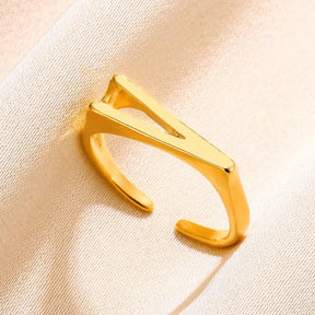 DIY Initial Letter Rings - zuzumia