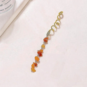 Natural Stones Decor Hair Ring - zuzumia