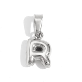 Mini 3D Bubble DIY 26 Initial Letter Charm - zuzumia