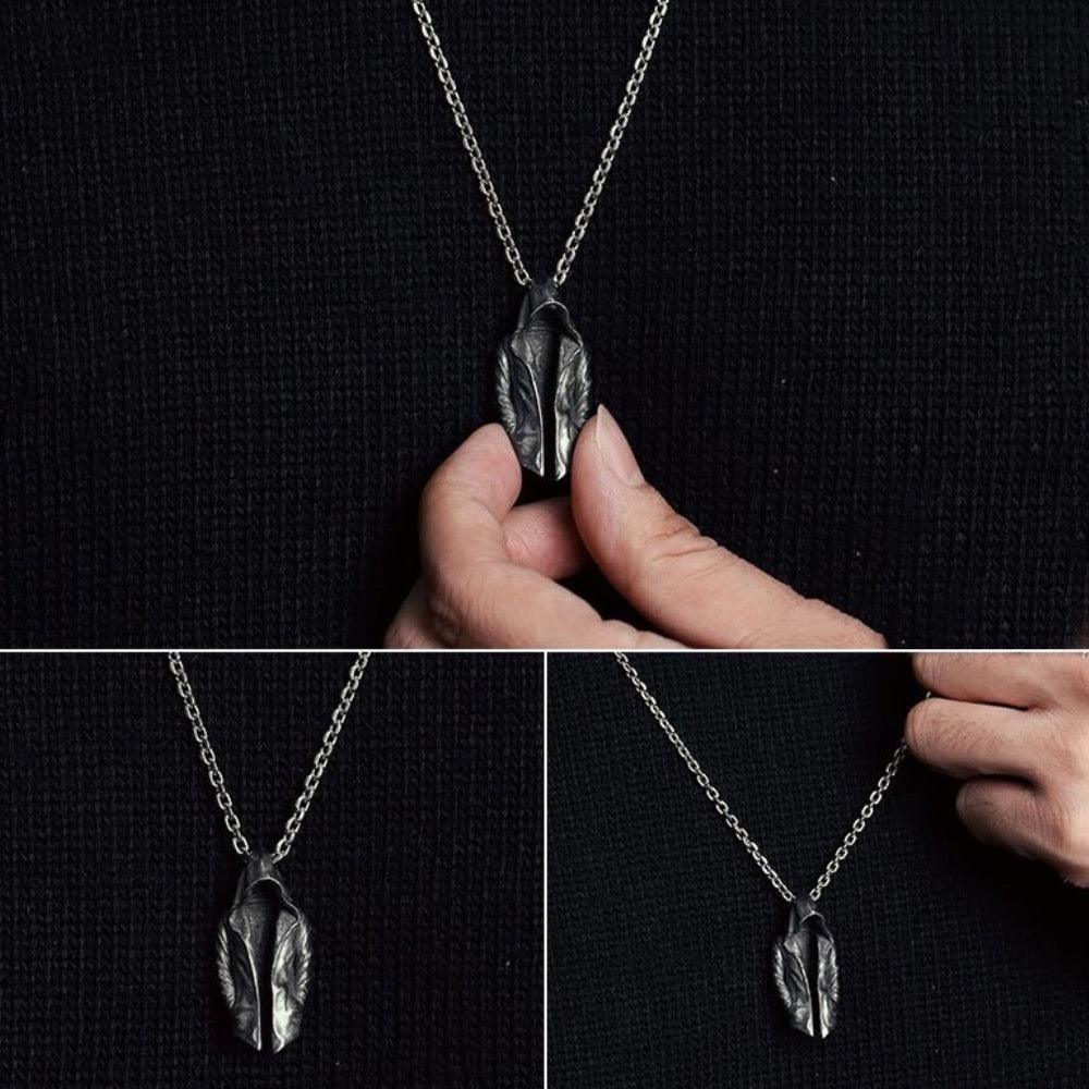 Dark Assassin Cloak Windbreaker Necklace - zuzumia