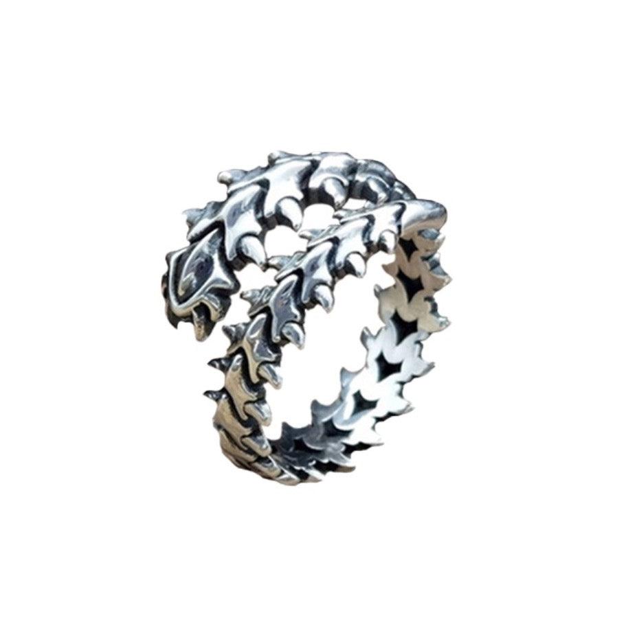 Adjustable Centipede Spine Ring - zuzumia