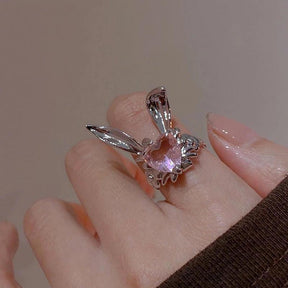 Cute Bunny Ring - zuzumia