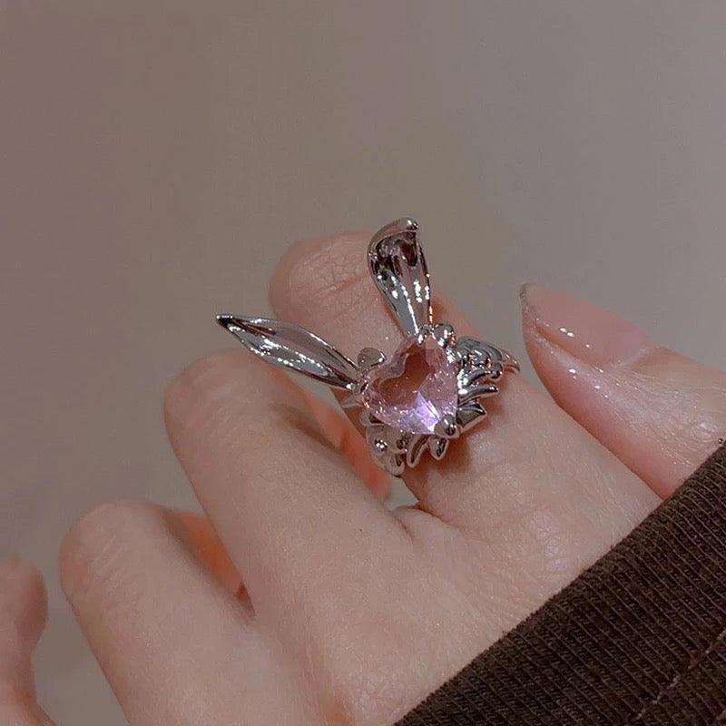 Cute Bunny Ring - zuzumia