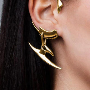 Cyberpunk Mechanical Dart-shaped Ear Cuff - zuzumia