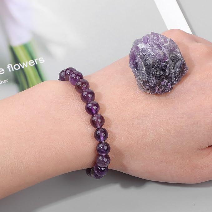 Mineral Stone Beaded Bracelet - Free (Stone) Gift Included🎁 - zuzumia