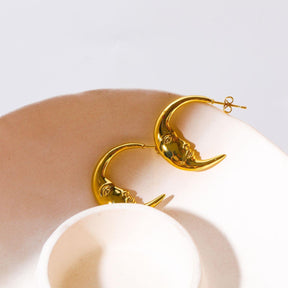 Crescent Moon Earrings - zuzumia