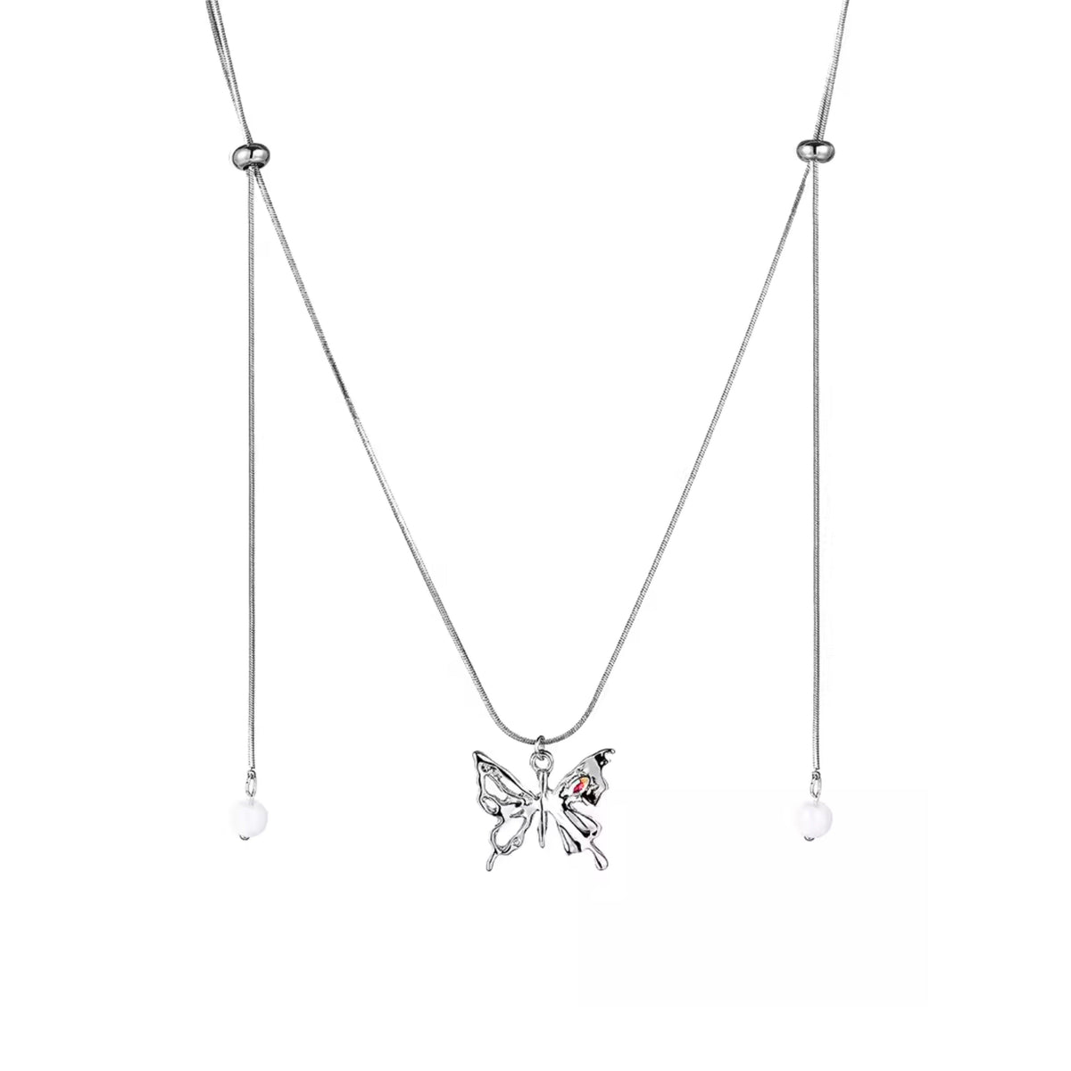 Long Tassel Butterfly Necklace - zuzumia