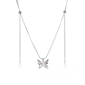 Long Tassel Butterfly Necklace - zuzumia