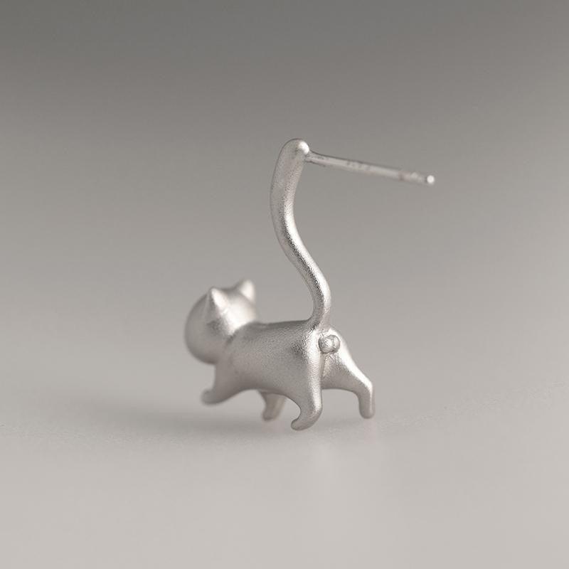 Cute Running Cat Earrings - zuzumia