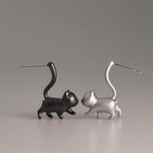 Cute Running Cat Earrings - zuzumia