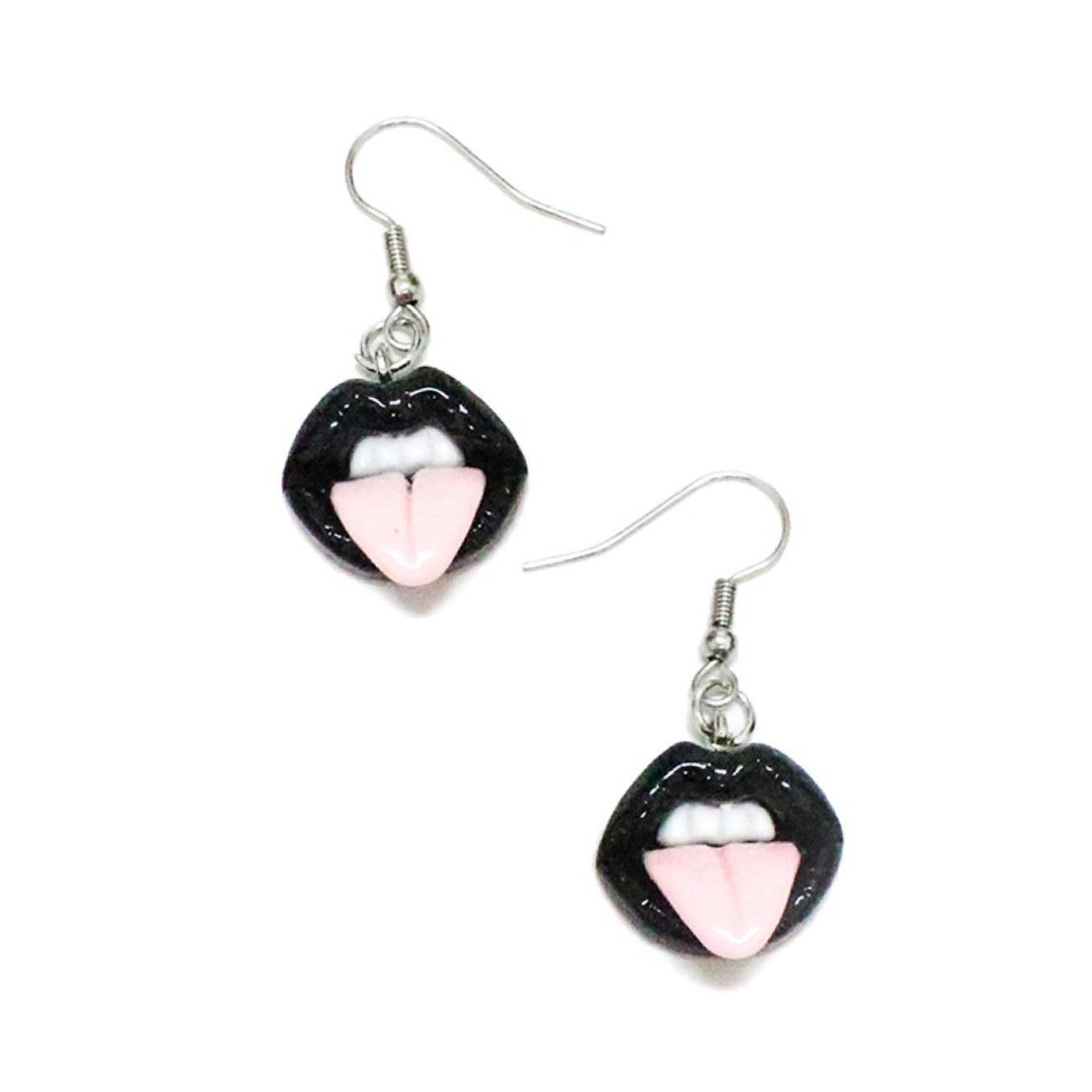 Funny Red Tongue Earrings - zuzumia