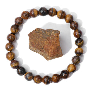 Mineral Stone Beaded Bracelet - Free (Stone) Gift Included🎁 - zuzumia