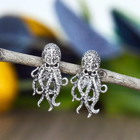 Gothic Octopus Earrings - zuzumia